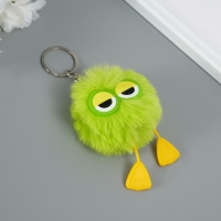 Пушистик на кольце "Трудяга" зелёный 7,6х6х6 см Пушистик на кольце "Трудяга" зелёный 7,6х6х6 см