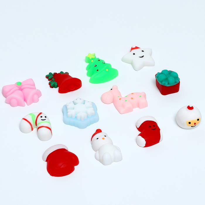 Новый год! Новогодняя Антистресс сквиш мялка «Зимние забавы»,в банке, фасовка 20 шт., на новый год Новый год! Новогодняя Антистресс сквиш мялка «Зимние забавы»,в банке, фасовка 20 шт., на новый год