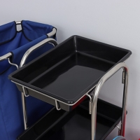 Тележка уборочная «Виолета», стандарт, 2×25 л, 2×8 л, 2 лотка, комплектация с нейлоновым мешком, 135 л Тележка уборочная «Виолета», стандарт, 2×25 л, 2×8 л, 2 лотка, комплектация с нейлоновым мешком, 135 л