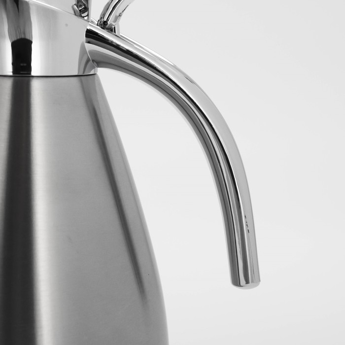 Кофейник из нержавеющей стали «Шеф», 1,5 л, цвет хромированный Кофейник из нержавеющей стали «Шеф», 1,5 л, цвет хромированный