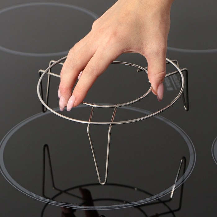 Подставка из нержавеющей стали для водяной бани, d=16 см Подставка из нержавеющей стали для водяной бани, d=16 см