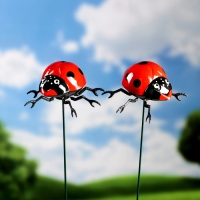 Набор штекеров "Божья коровка", 2шт, 40см Набор штекеров "Божья коровка", 2шт, 40см