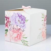 Коробка подарочная складная, упаковка, &laquo;Dreams&raquo;, 18 х 18 х 18 см