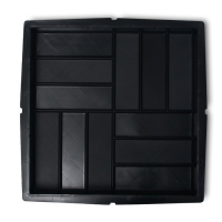 Форма для тротуарной плитки, 50 &times; 50 &times; 5.6 см, Ф3008-М, &laquo;Плита. 12 камней&raquo;, 1 шт.