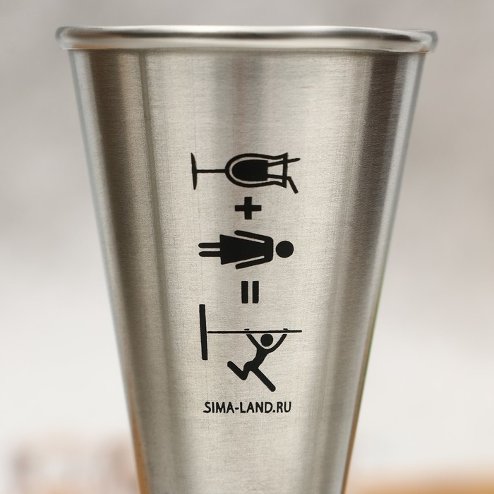 Джиггер барный, мерный стакан для коктейля &laquo;Коктейль&raquo;, объем 30/50 мл