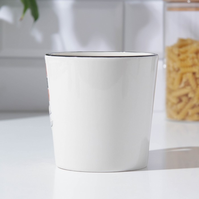 Кружка керамическая &laquo;Мой папа круче&raquo;, 450 мл, цвет белый