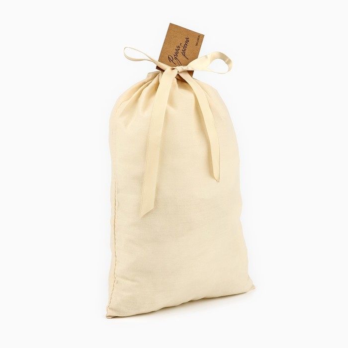 Мешок из хлопка &laquo;Ручная работа&raquo;, 20 &times; 30 см