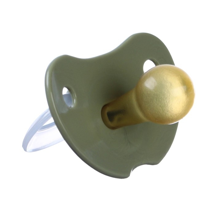 Соска - пустышка латексная классическая &laquo;Облачко&raquo;, от 3 мес., цвет зеленый