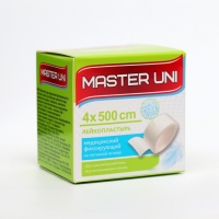 Лейкопластырь Master Uni 4 х 500 см на нетканой основе Лейкопластырь Master Uni 4 х 500 см на нетканой основе