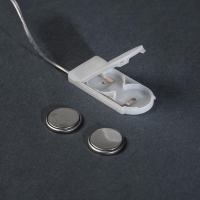 Гирлянда «Нить» 5 м роса, IP20, серебристая нить, 50 LED, батарейки CR2032х2 (в комплекте), свечение красное Гирлянда «Нить» 5 м роса, IP20, серебристая нить, 50 LED, батарейки CR2032х2 (в комплекте), свечение красное