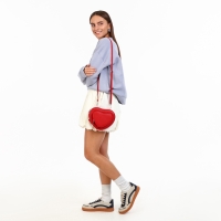 Сумка женская кросс-боди на молнии, цвет красный Сумка женская кросс-боди на молнии, цвет красный