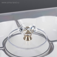 Набор салатников керамических с крышкой на деревянной подставке &laquo;Эстет. Квадрат&raquo;, 5 предметов, 33&times;27,5&times;11 см, цвет белый