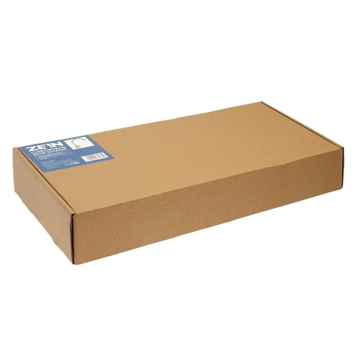 Смеситель для кухни ZEIN ZS13, кран-букса латунь 1/2 Смеситель для кухни ZEIN ZS13, кран-букса латунь 1/2", нержавеющая сталь, сатин