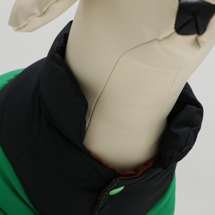 Комбинезон Комбинезон "Умка", размер 12 (ДС 28 см, ОГ 38 см, ОШ 27 см), чёрно-зелёный