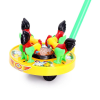 Каталка на палке «Курочки», цвета МИКС Каталка на палке «Курочки», цвета МИКС