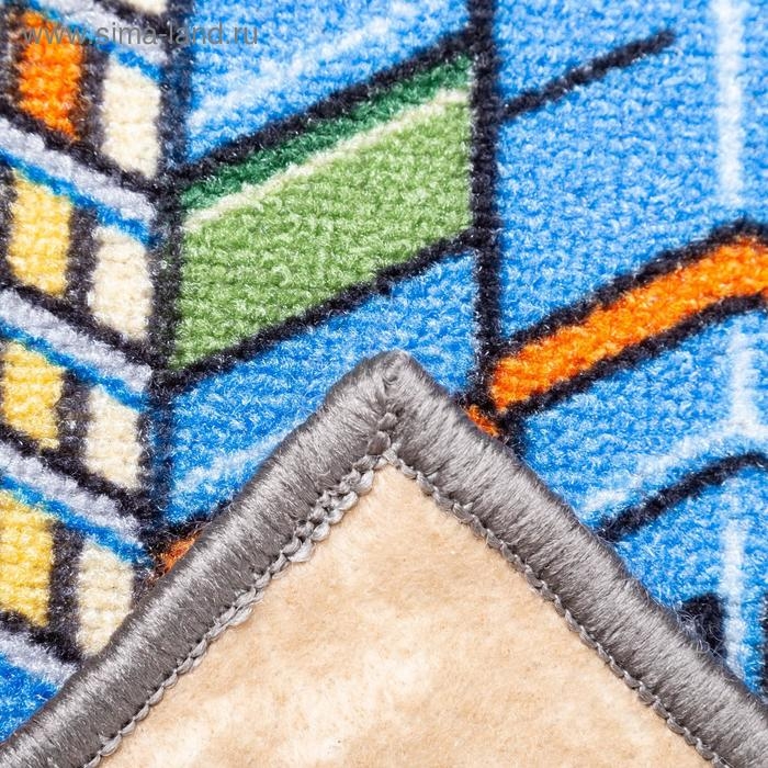 Ковер принт &laquo;Мегаполис&raquo;, размер 200х200 см, полиамид