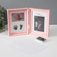 Фоторамка пластик 8х12 см "Наш малыш" розовая с рамкой для УЗИ 2х36,5х22,7 см Фоторамка пластик 8х12 см "Наш малыш" розовая с рамкой для УЗИ 2х36,5х22,7 см