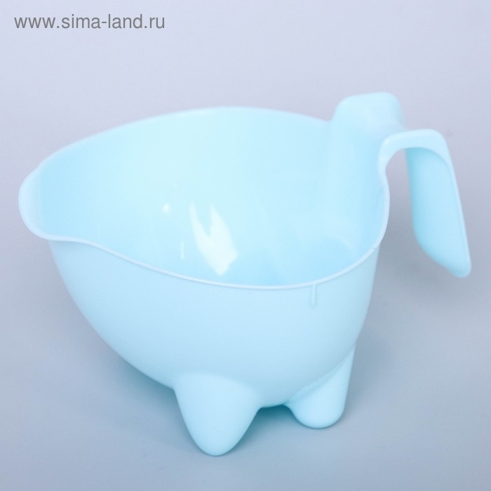Ванночка &laquo;Буль-Буль&raquo;, со сливом, цвет голубой, ковш МИКС