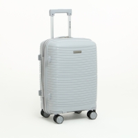 Чемодан малый 47 л (S) Bagvoyage, отдел на молнии, с расширением, кодовый замок, 4 колеса, цвет серый Чемодан малый 47 л (S) Bagvoyage, отдел на молнии, с расширением, кодовый замок, 4 колеса, цвет серый