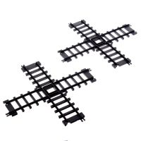 Железная дорога &laquo;Винтаж&raquo;, 2 состава в комплекте, свет и звук, работает от батареек