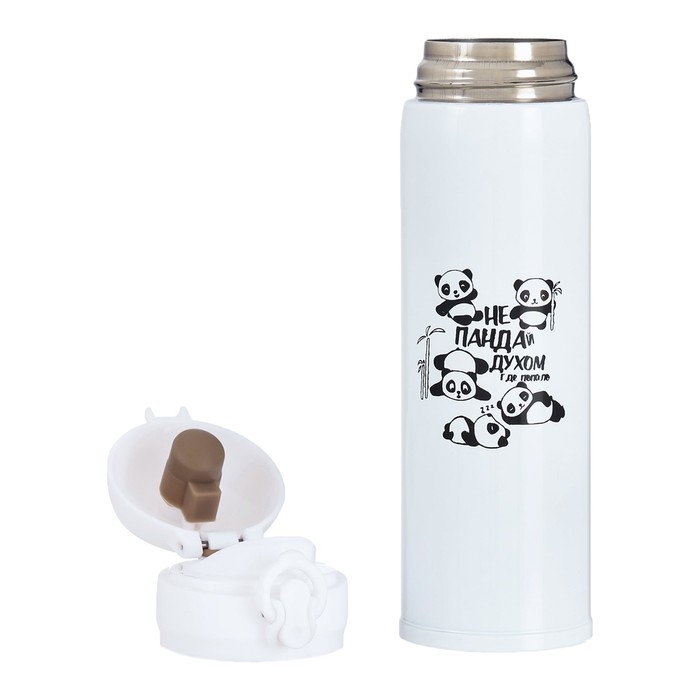 Термос, серия: Топ, Термос, серия: Топ, "Не пандай духом" 500 мл, сохраняет тепло 8 ч