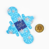 Свеча новогодняя чайная «Новый год: Новый путь», диам 4 см Свеча новогодняя чайная «Новый год: Новый путь», диам 4 см