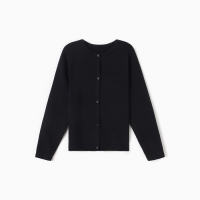 Кардиган для девочки школьный, цвет чёрный, рост 152 см