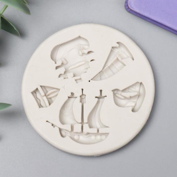 Молд силикон Молд силикон "Корабли" 5 предметов 1х7,8х7,8 см