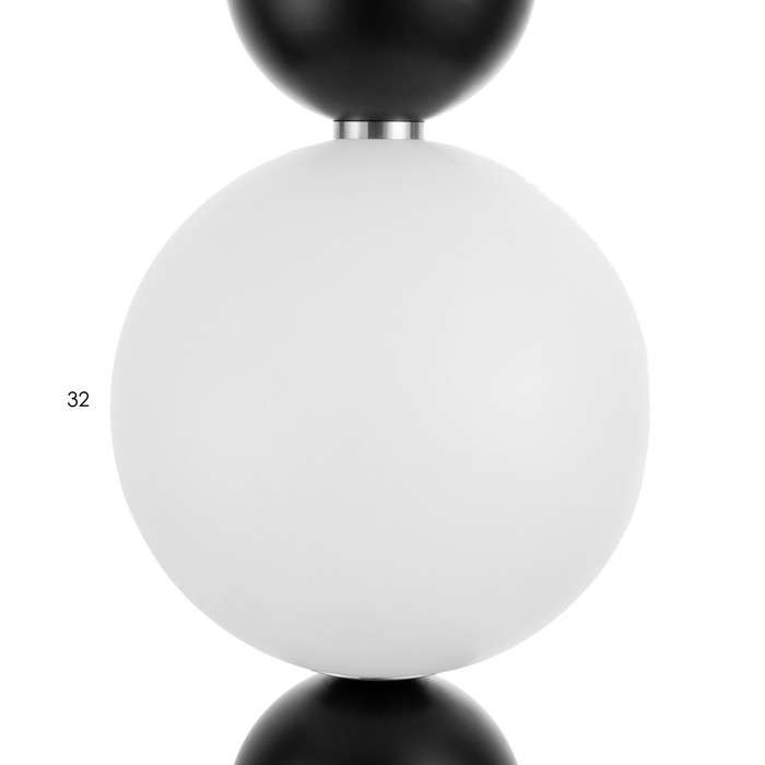 Торшер "Балби " LED 18Вт 4000К черный 40х40х158см