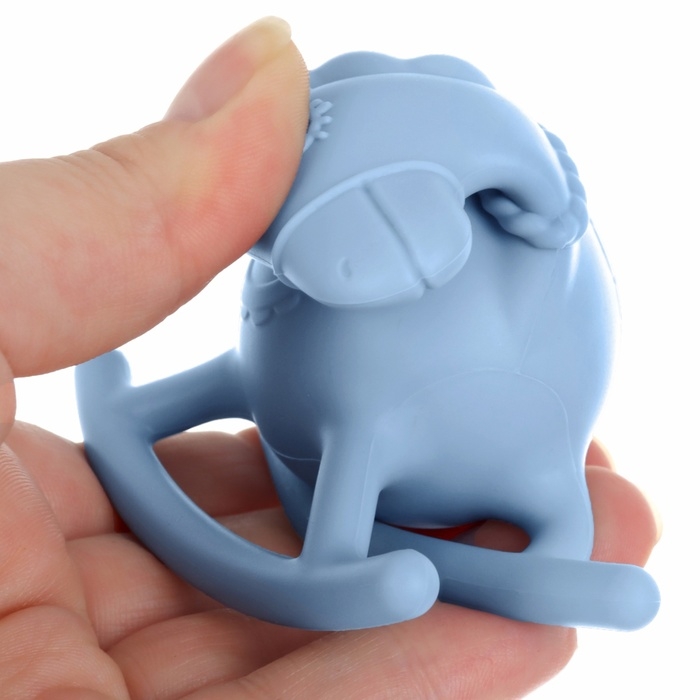 Игрушка - прорезыватель силиконовый с погремушкой «Лошадка», цвет голубой, Крошка Я Игрушка - прорезыватель силиконовый с погремушкой «Лошадка», цвет голубой, Крошка Я