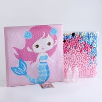 Аппликация помпошками &laquo;Русалочка&raquo;, размер &mdash; 30 &times; 30 см, клей 30 мл