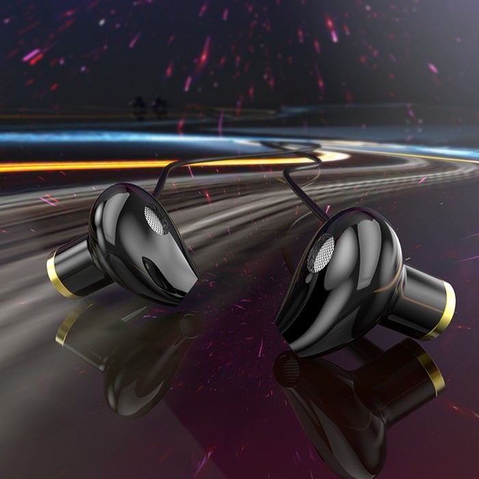 Наушники Hoco M47, проводные, вкладыши, микрофон, 3.5 мм, 1.2 м, черные Наушники Hoco M47, проводные, вкладыши, микрофон, 3.5 мм, 1.2 м, черные