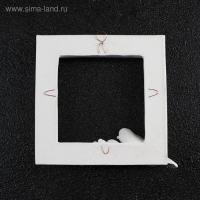 Фоторамка "Квадратная с птичками", белая