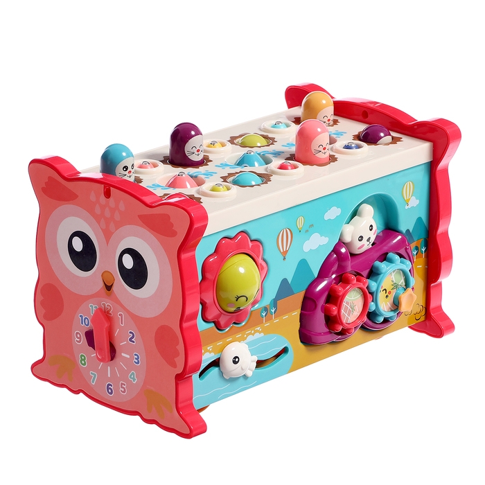 Развивающая игрушка &laquo;Сортер-совушка&raquo;, 15 в 1, с подвижными элементами