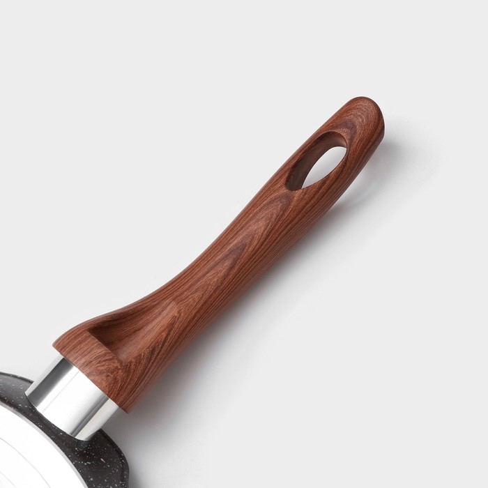 Сковорода блинная Magistro Granit, d=24 см, ручка soft-touch, антипригарное покрытие, индукция, цвет чёрный Сковорода блинная Magistro Granit, d=24 см, ручка soft-touch, антипригарное покрытие, индукция, цвет чёрный