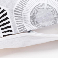 Наволочка декоративная 40х40 см, Circle black, 100% хлопок Наволочка декоративная 40х40 см, Circle black, 100% хлопок