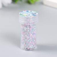 Декор "Градиент розово-голубой" d=4 мм 10г 200 шт 5х2,5 см, МИКС Декор "Градиент розово-голубой" d=4 мм 10г 200 шт 5х2,5 см, МИКС