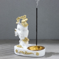 Курильница "Лицо", белая Курильница "Лицо", белая