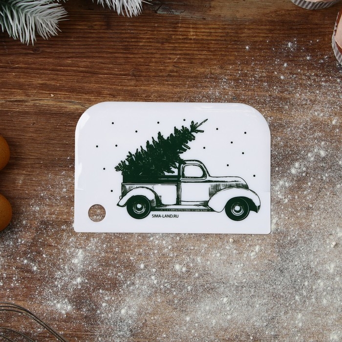 Новый год. Набор кондитерских шпателей &laquo;Рождество&raquo; 11.5&times;8 см, 11.2&times;6.5 см, 10&times;7 см, 3 шт