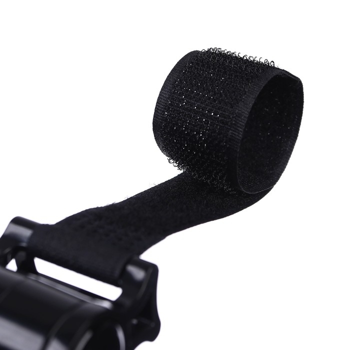 Крючок для сумок на коляску, пластиковый, вращается на 360°, на липучке, цвет черный Крючок для сумок на коляску, пластиковый, вращается на 360°, на липучке, цвет черный