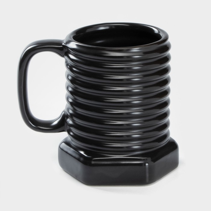 Кружка керамическая &laquo;Болт&raquo;, 350 мл, цвет МИКС