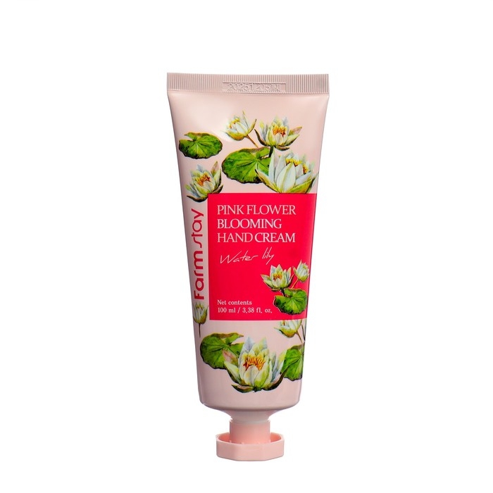 Крем для рук FarmStay Pink Flower Blooming Hand Cream Water Lily Крем для рук FarmStay Pink Flower Blooming Hand Cream Water Lily