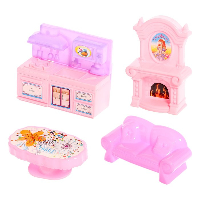 Дом для кукол, с аксессуарами