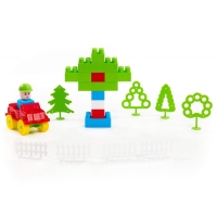 Конструктор &laquo;Строитель&raquo; в ведёрке, 52 элемента