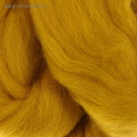 Шерсть для валяния 100% полутонкая шерсть 50 гр (099 св. горчица) Шерсть для валяния 100% полутонкая шерсть 50 гр (099 св. горчица)