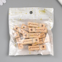 Декор для творчества дерево "Прищепка - Светлой Пасхи!" набор 10 шт Декор для творчества дерево "Прищепка - Светлой Пасхи!" набор 10 шт