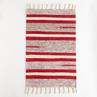 Ковер &laquo;СТРАЙП&raquo;, вид1, размер 50х80 см (&plusmn; 3 см), хлопок, цвет МИКС