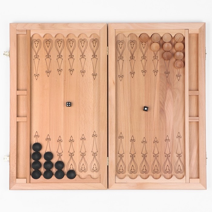 Нарды резные Нарды резные "Россия", маркетри, буковая доска 50 x 59 см