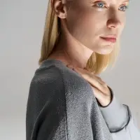 Свитшот оверсайз унисекс Vozduh, светло-серый, размер M/L