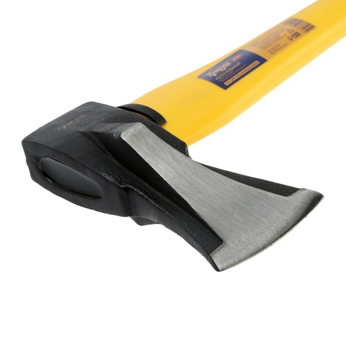 Колун кованый ТУНДРА ПРОФИ, клиновидная форма, фиберглассовое 3К топорище 90 см, 2 кг Колун кованый ТУНДРА ПРОФИ, клиновидная форма, фиберглассовое 3К топорище 90 см, 2 кг